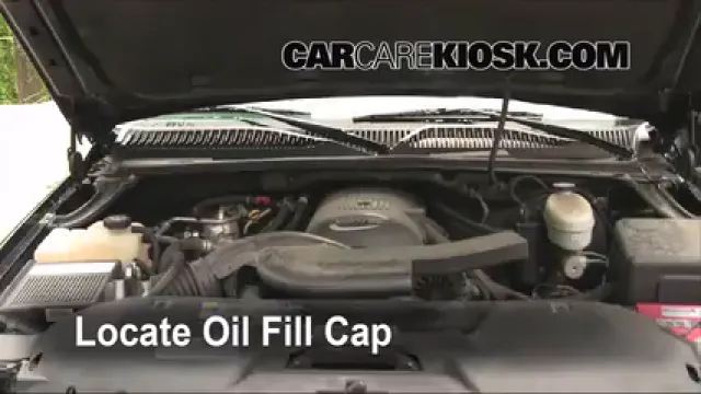 2003 Chevrolet Suburban 1500 LT 5.3L V8 Huile Ajouter de l'huile